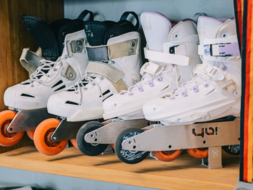 Neat Skate Standers for skates/frames/wheels