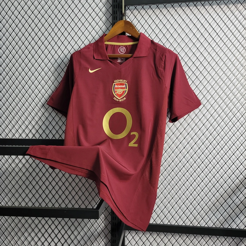 Retro 2005-06 Arsenal Home Size S-XXL Football jersey retro