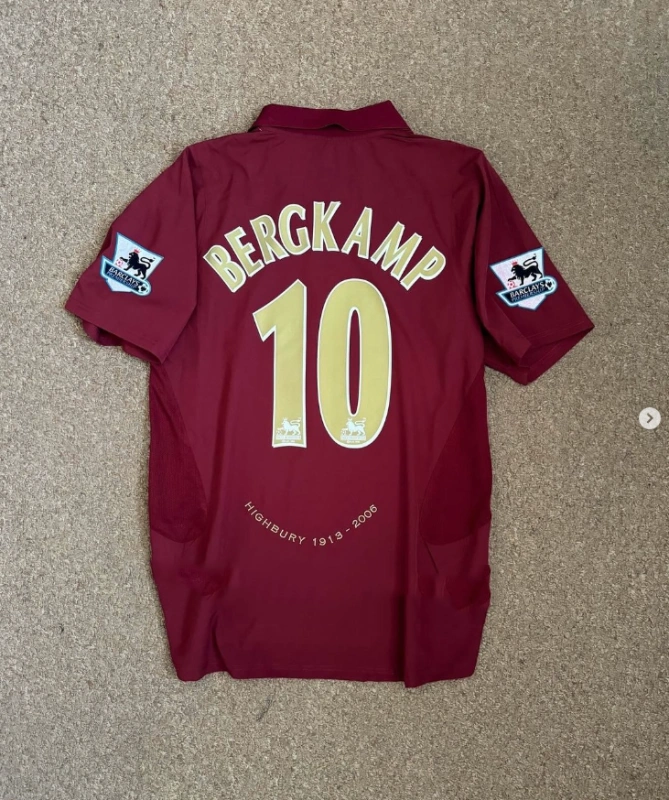 Retro 2005-06 Arsenal Home Size S-XXL Football jersey retro