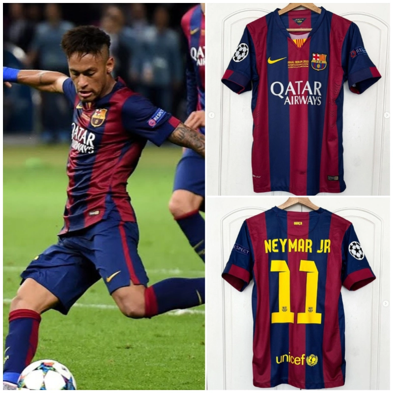 Retro 2014-15 Barcelona Home Size S-XXL Football jersey retro