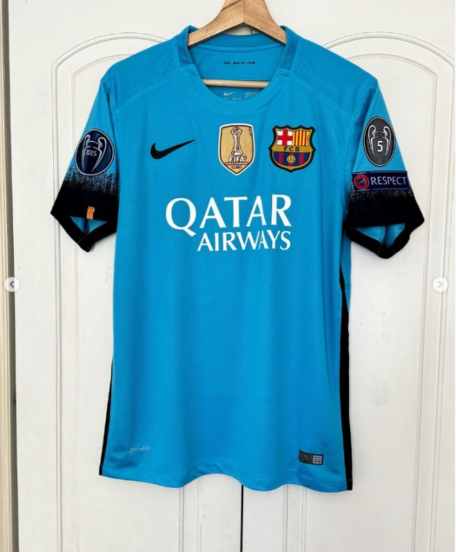Retro 2015-16 Barcelona away S-XXL Football jersey retro