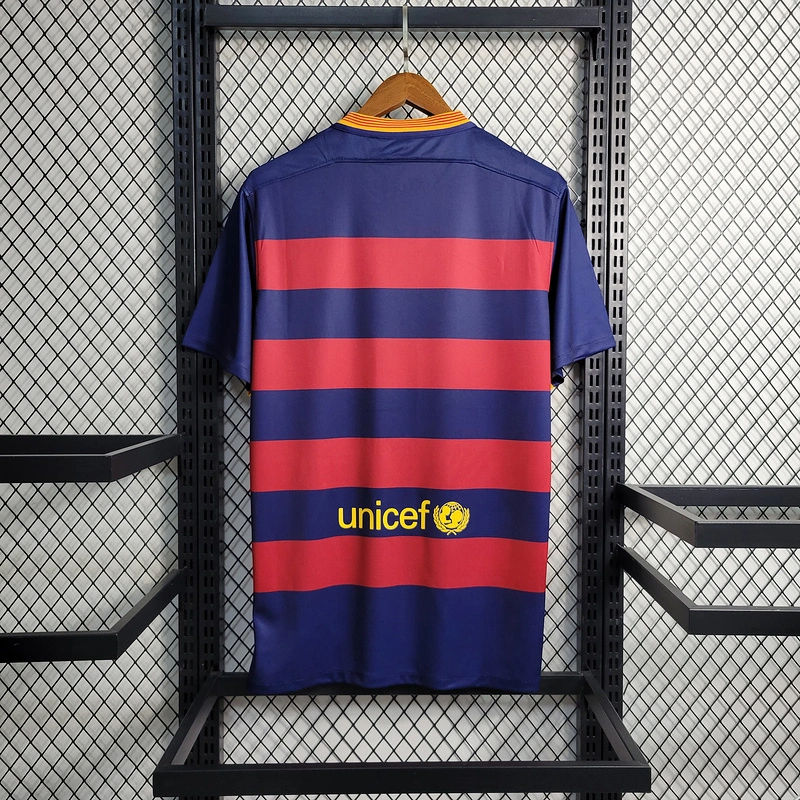 Retro 15-16 Barcelona home S-XXL Football jersey retro