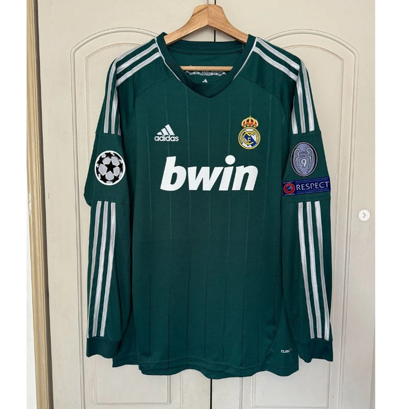 Retro Long Sleeve 2012-13 Real Madrid Double Size S-XXL Football jersey retro