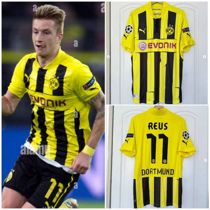 Retro 2012-13 Dortmund Home Size S-XXL Football jersey retro