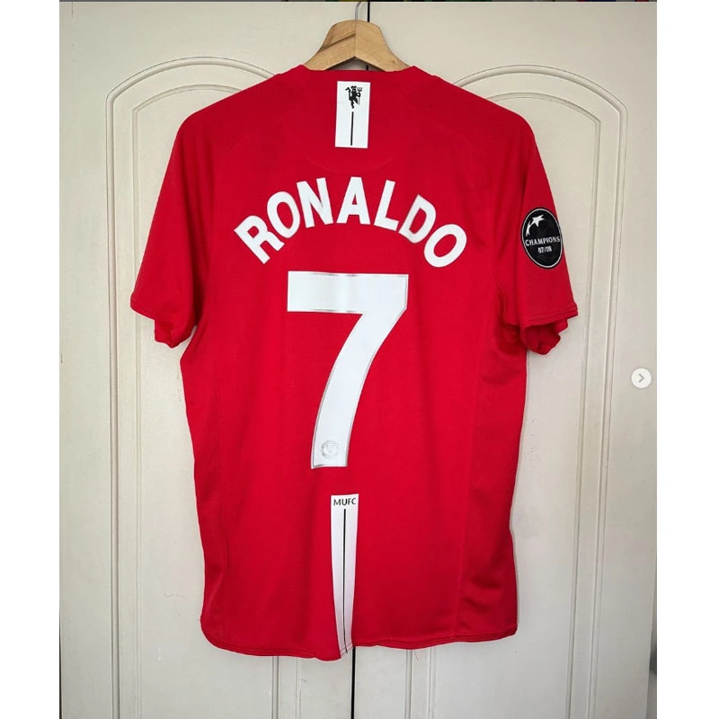 Retro 2008-09 Manchester United Home S-XXL Football jersey retro