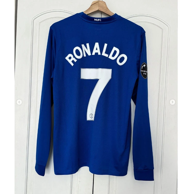 Retro 2008-09 Manchester United away S-XXL retro football jersey Fan version