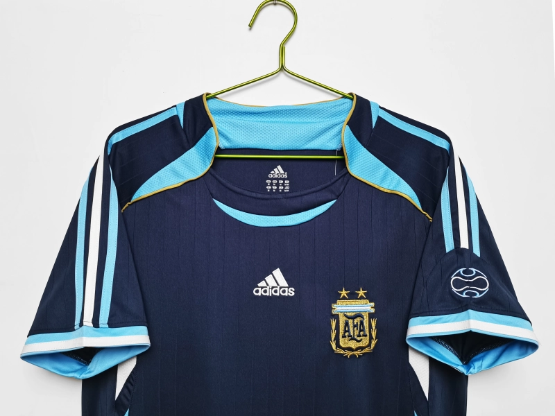 retro 2006 Argentina away retro football jersey Fan version