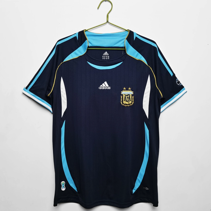 retro 2006 Argentina away retro football jersey Fan version