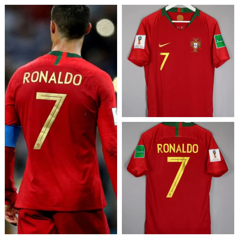 Retro  2018 Portugal home S-XXL Football jersey retro