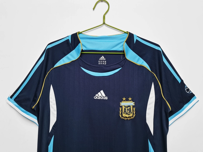 retro 2006 Argentina away retro football jersey Fan version