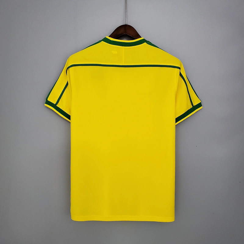 Retro 1998 Brazil home S-XXL Football jersey retro
