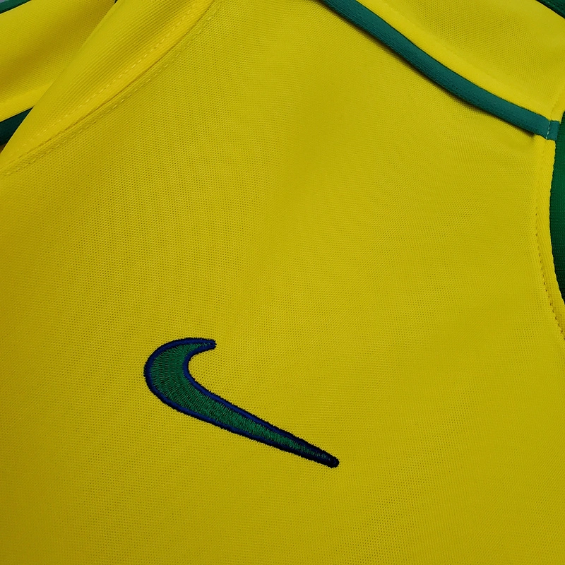 Retro 1998 Brazil home S-XXL Football jersey retro