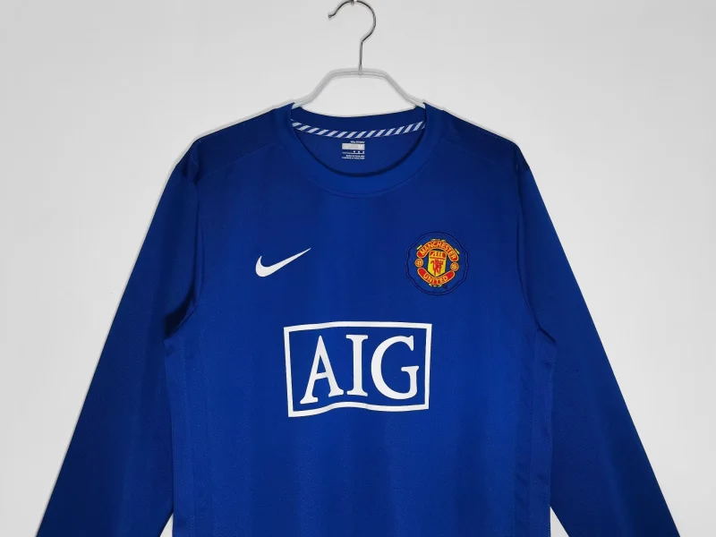 Retro 2008-09 Manchester United away S-XXL retro football jersey Fan version