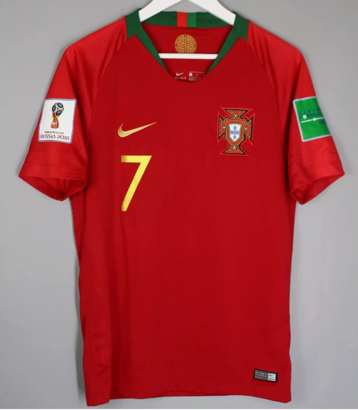 Retro  2018 Portugal home S-XXL Football jersey retro