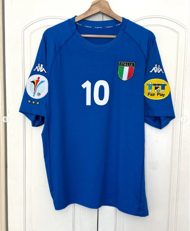 Retro 2000 Italy Home S-XXL Football jersey retro
