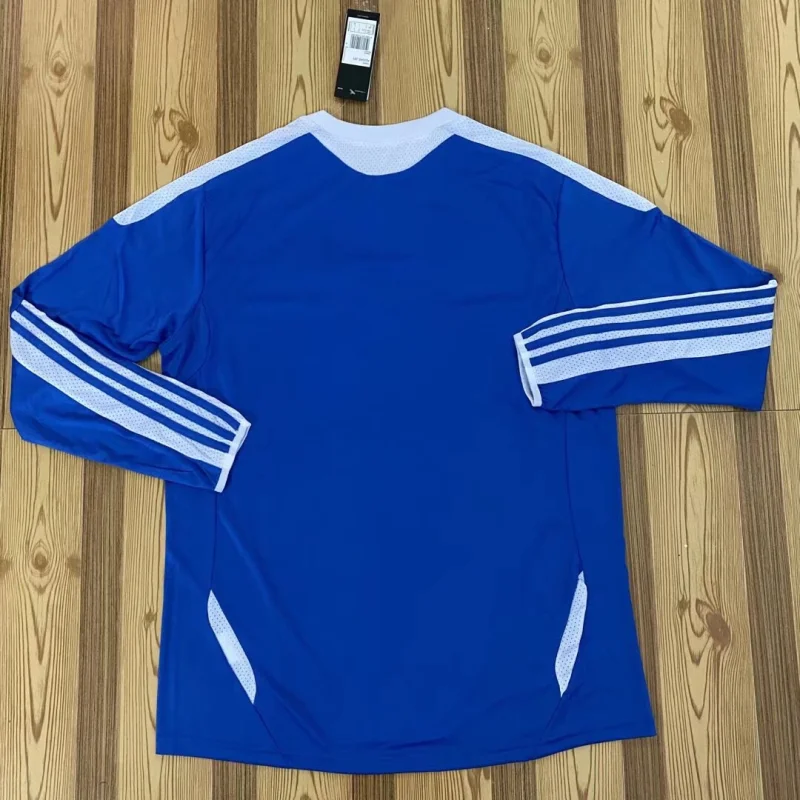 Retro 11-12 Chelsea Home Long Sleeve Champions League Size S-XXL Football jersey retro