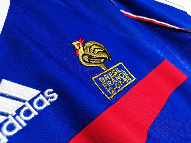 retro 1998 France home retro football jersey  Fan version