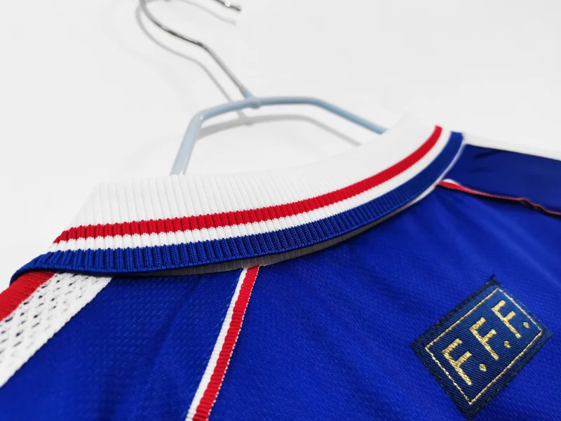 retro 1998 France home retro football jersey  Fan version