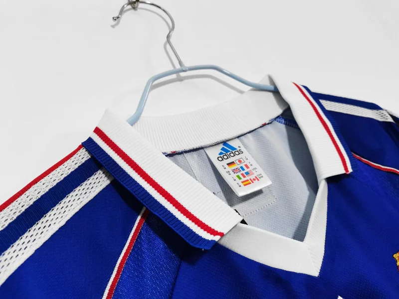 retro 1998 France home retro football jersey  Fan version