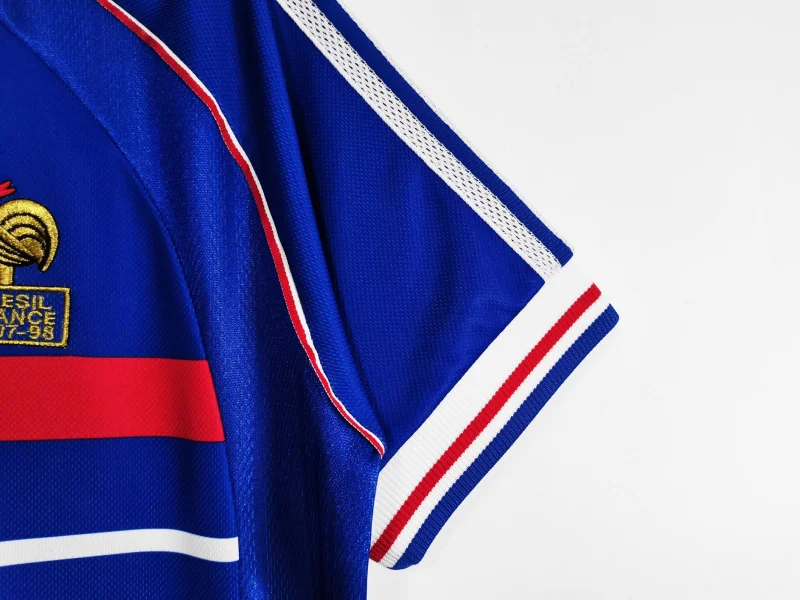 retro 1998 France home retro football jersey  Fan version