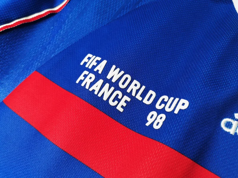 retro 1998 France home retro football jersey  Fan version