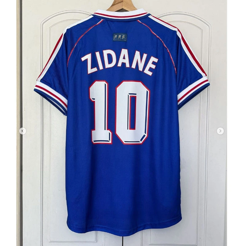 retro 1998 France home retro football jersey  Fan version