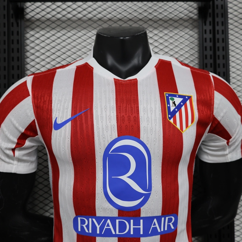 Player Edition 2025-26 Atlético Madrid Home Football Jersey