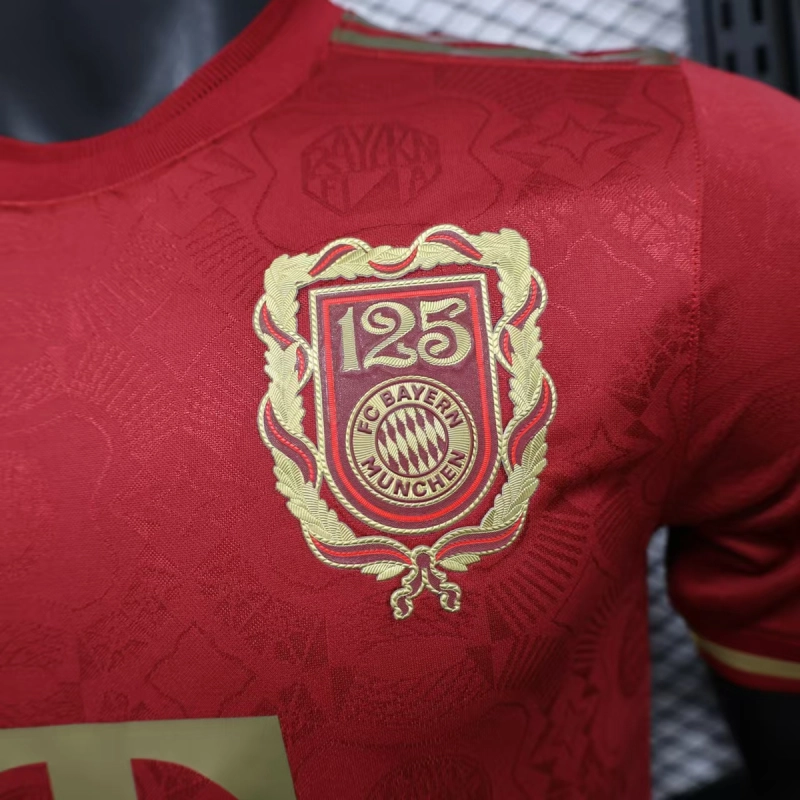 Player Edition 2024-25 Bayern Munich Anniversary Red Football Jersey