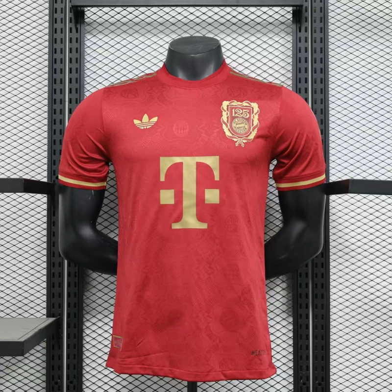 Player Edition 2024-25 Bayern Munich Anniversary Red Football Jersey