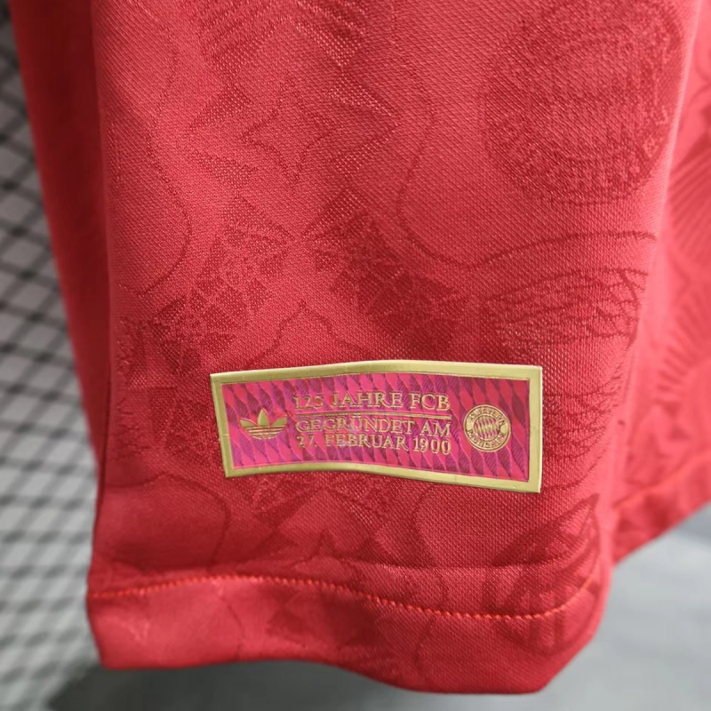 Player Edition 2024-25 Bayern Munich Anniversary Red Football Jersey