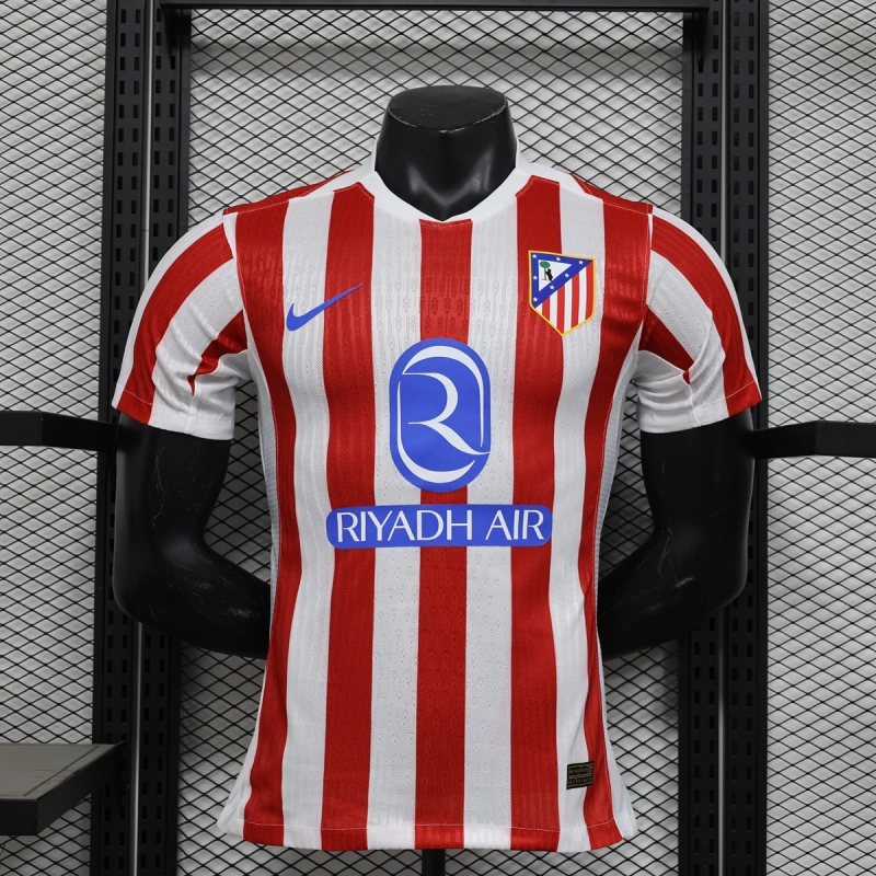 Player Edition 2025-26 Atlético Madrid Home Football Jersey
