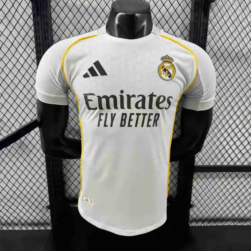 Player Edition 2025-26 Real Madrid Home Football Jersey