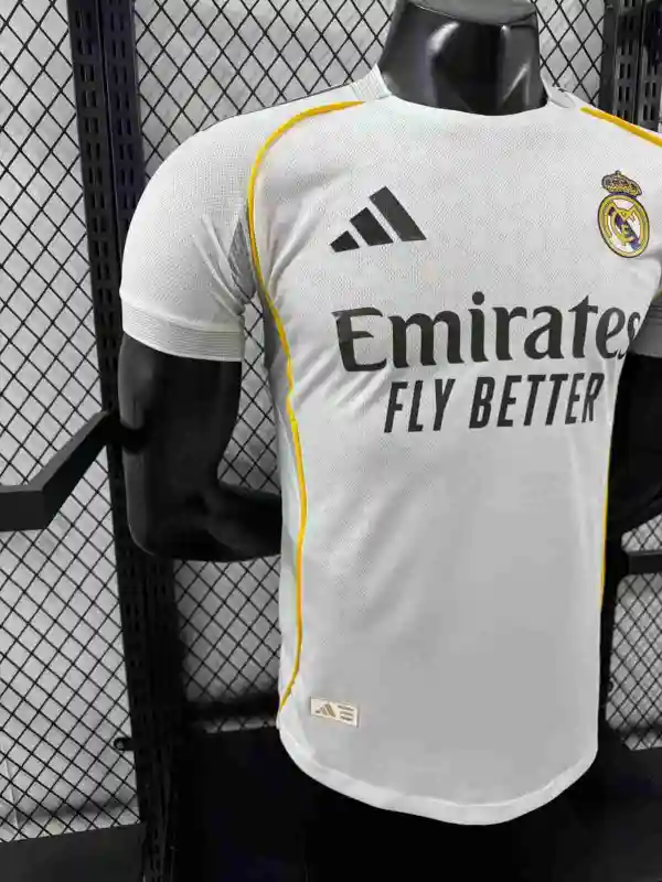 Player Edition 2025-26 Real Madrid Home Football Jersey