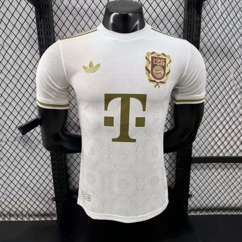 Player Edition 2025-26 Bayern Munich Anniversary White Football Jersey