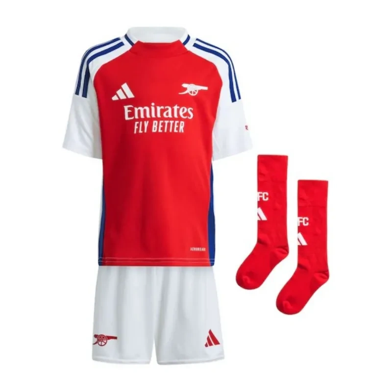 Kids Arsenal Home Jersey Kits(Jersey+Shorts+Socks) 2024-25