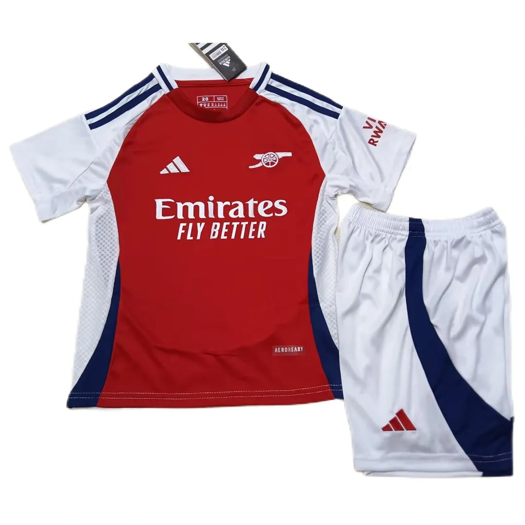Kids Arsenal Home Jersey Kits(Jersey+Shorts+Socks) 2024-25