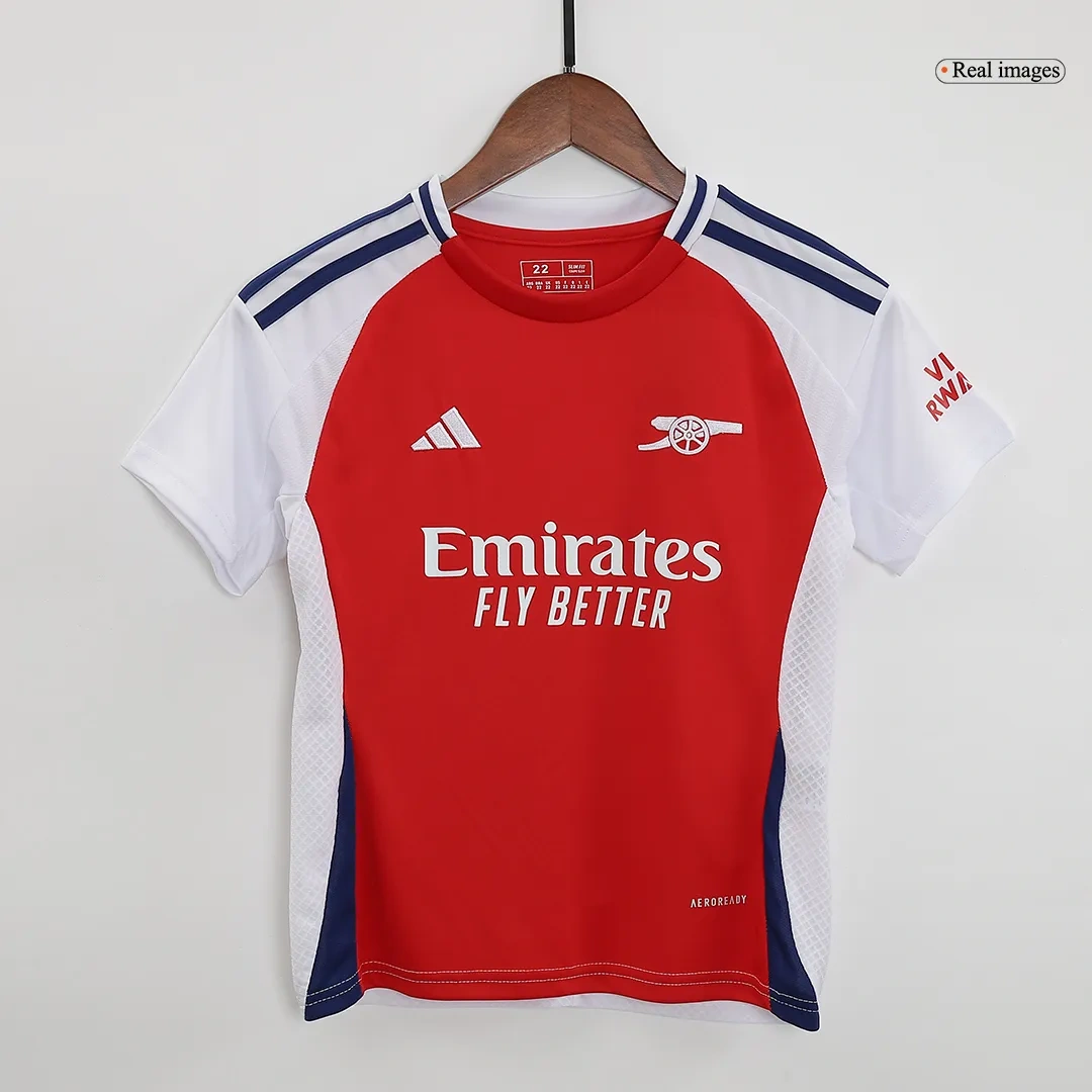 Kids Arsenal Home Jersey Kits(Jersey+Shorts+Socks) 2024-25