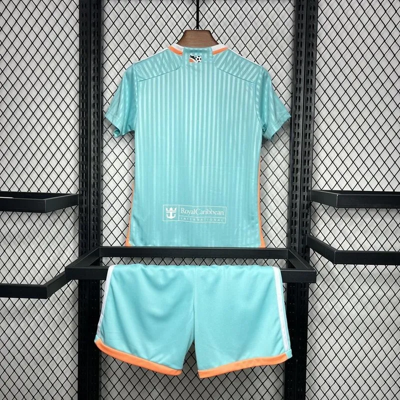 24-25 Inter Miami CF Third Away Soccer Kids Kit Jersey+Shorts