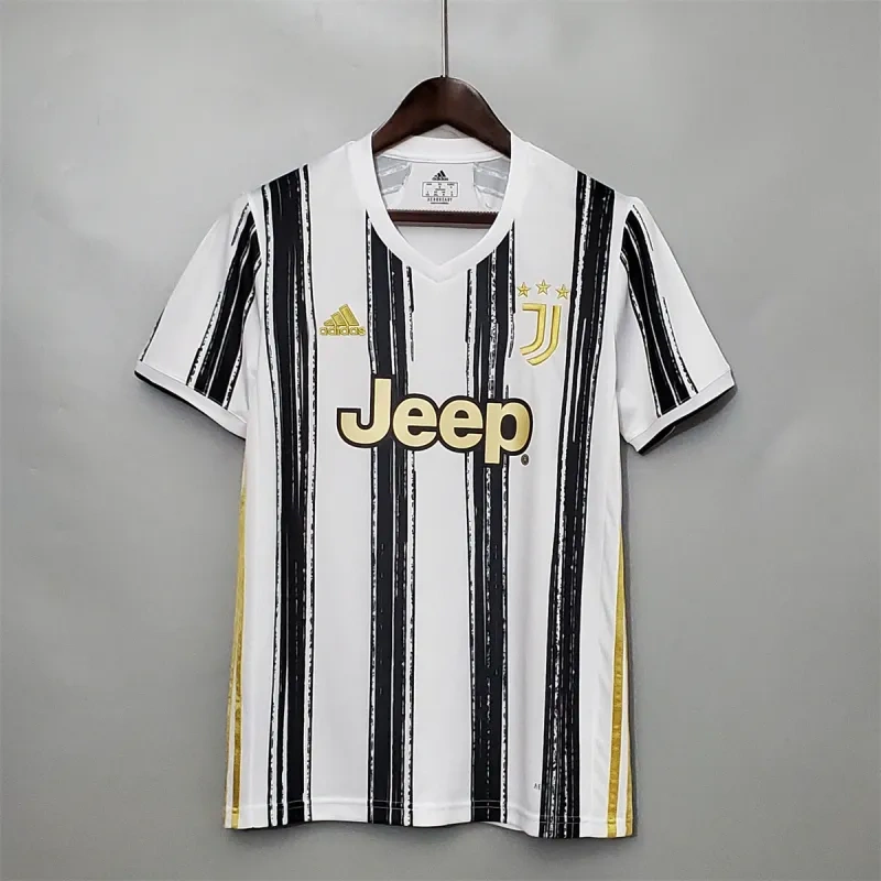 20-21 Juventus Home Soccer Retro Jerseys Shirt