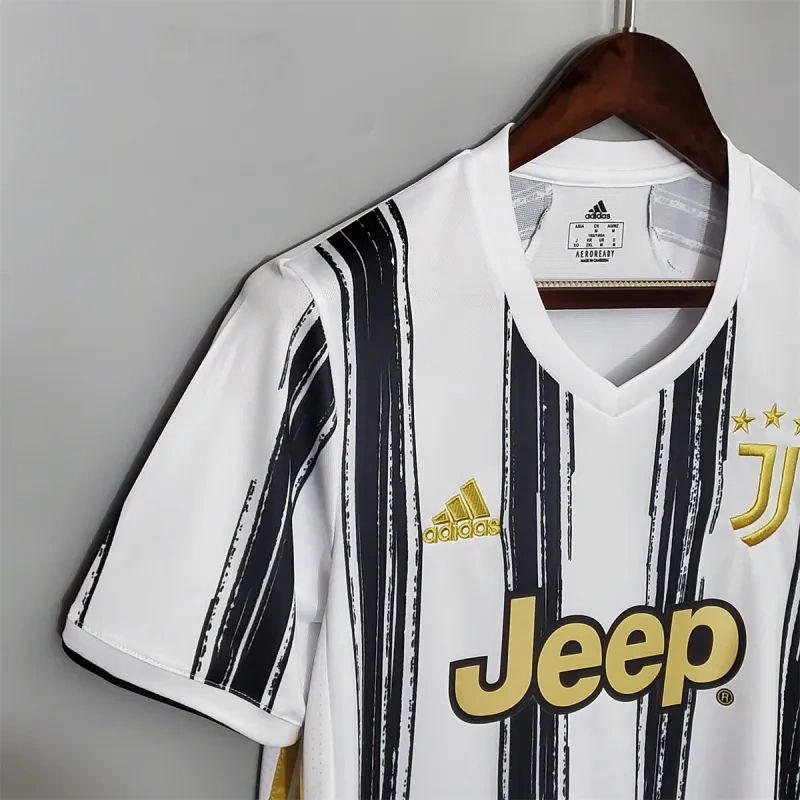 20-21 Juventus Home Soccer Retro Jerseys Shirt