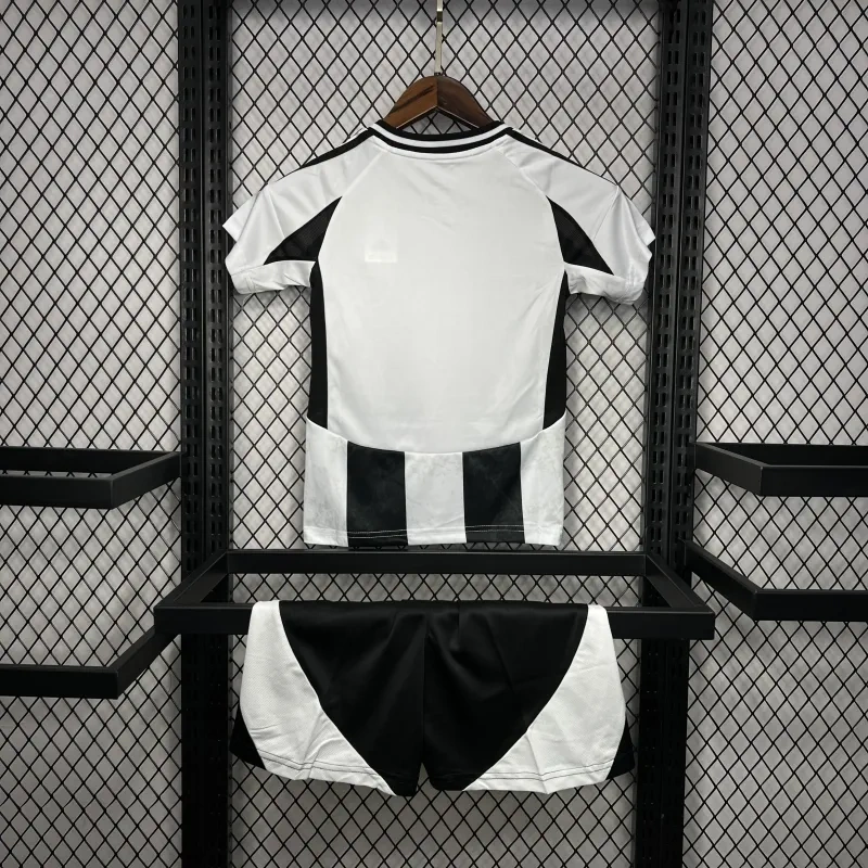 24-25 Juventus Home Soccer Kids Kit Jersey+Shorts