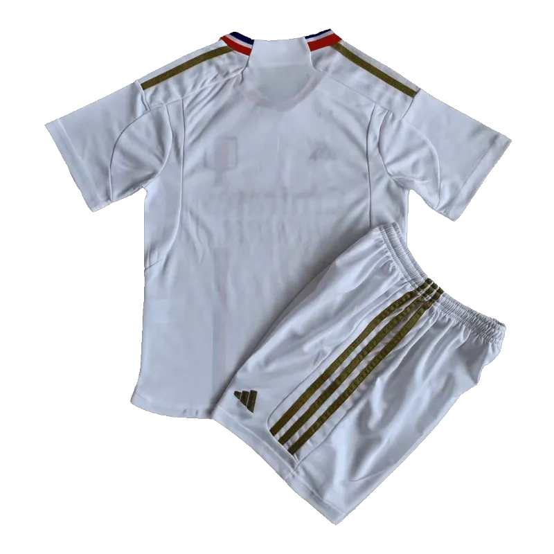 23-24 Kids Olympique Lyonnais Home Kit Jersey+Shorts