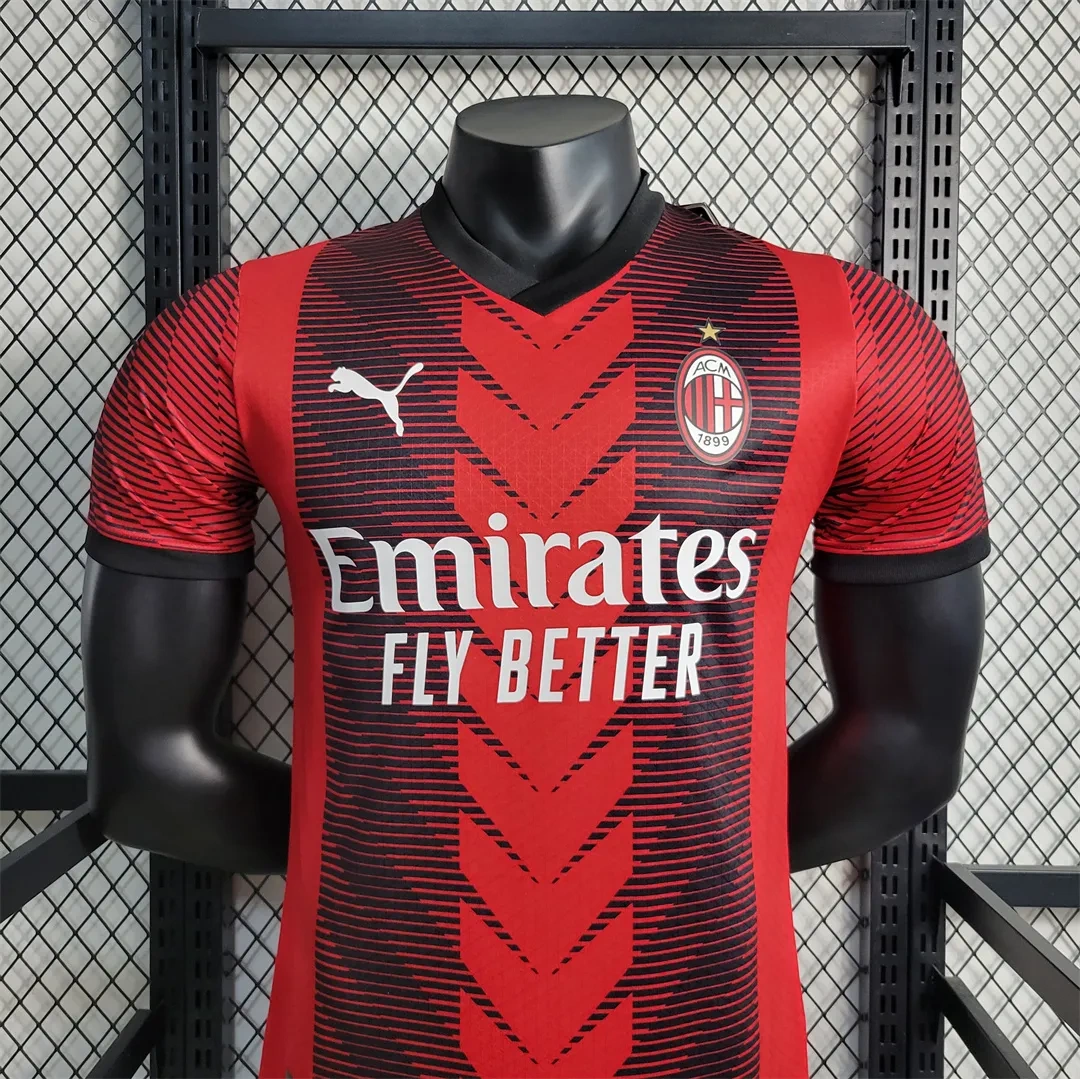 23-24 AC Milan Jersey Home Player Version