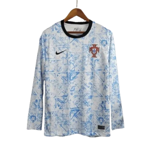 2024 Portugal Nation Away Long Sleeve Jersey Euro
