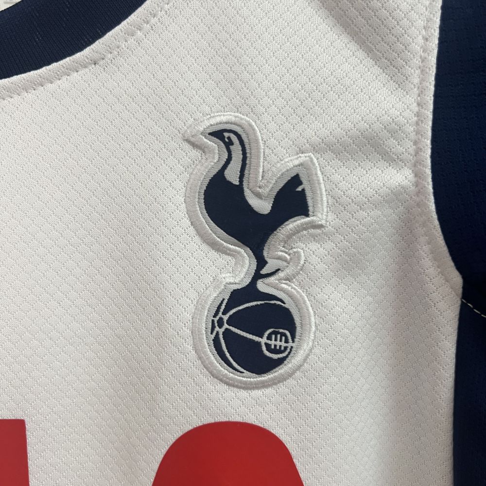 24-25 Tottenham Hotspur Home Kid Kits Youth Apparels Soccer Jersey