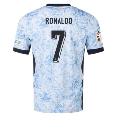 2024 Portugal Nation Away Ronaldo #7 R. Leão #17 Pepe #3 Jersey Euro