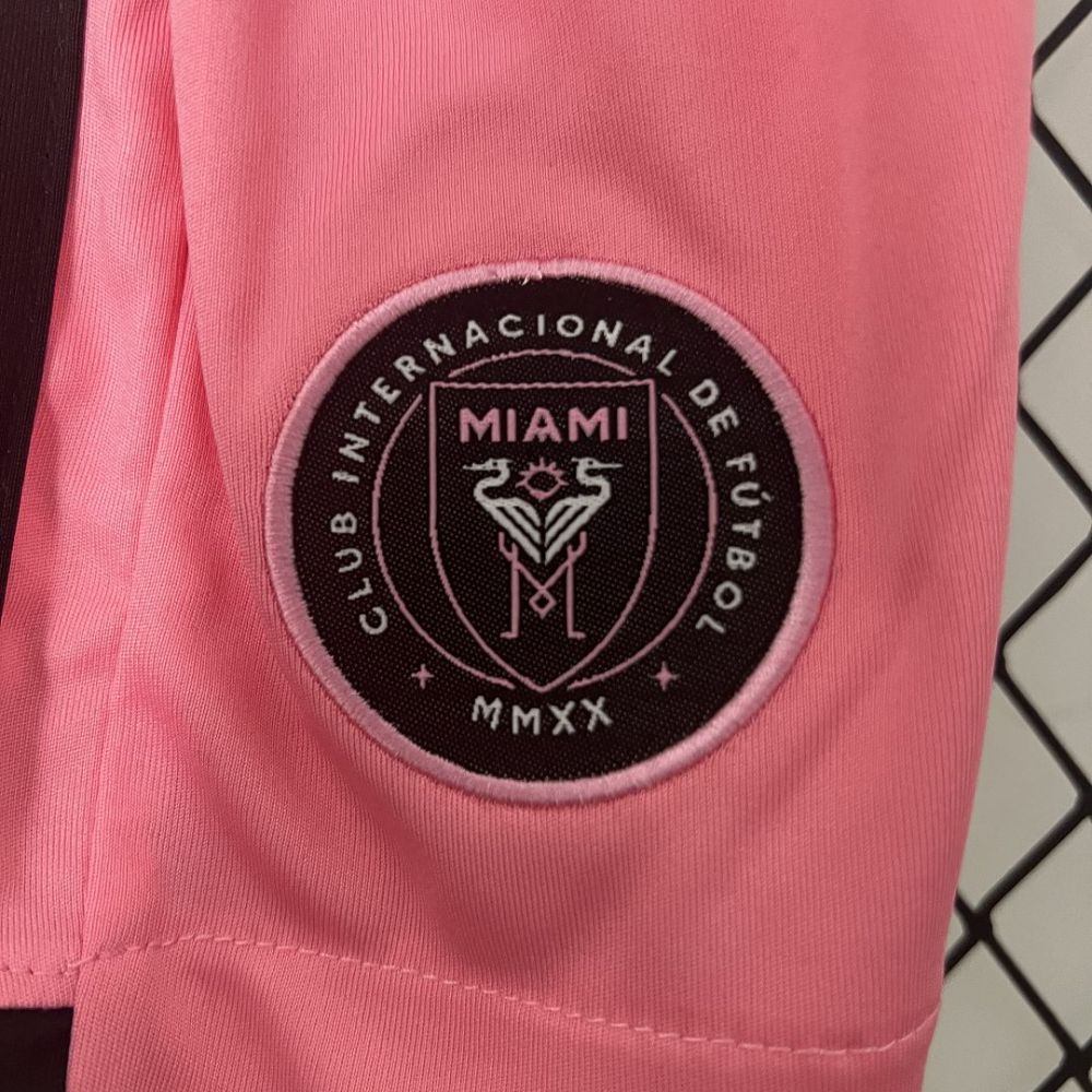 24-25 Inter Miami Home Kid Kits Children Sets Football Jersey