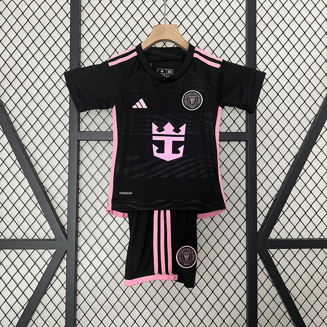 24-25 Inter Miami Away Kids Kits Children Sets Football Jersey