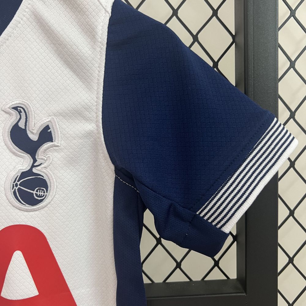 24-25 Tottenham Hotspur Home Kid Kits Youth Apparels Soccer Jersey