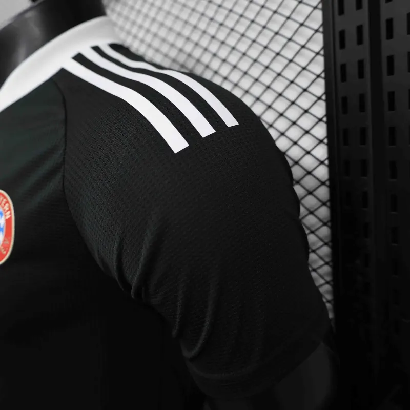 2425 Bayern Munich Black GoalKeeper Kit Player Version Shirt Soccer Jersey